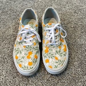Multicolor fruit orange vans